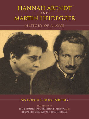 cover image of Hannah Arendt and Martin Heidegger